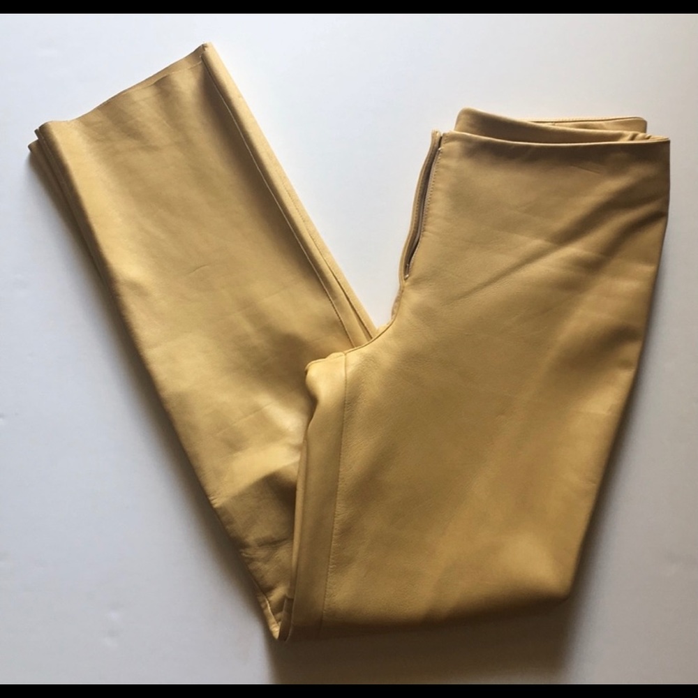 bebe Genuine Leather Pants